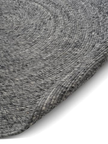 Merino wool rug round Ø240 cm - Granite - Classic Collection
