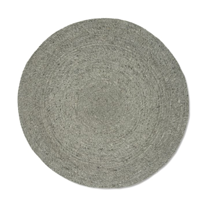 Merino wool rug round Ø240 cm - Green - Classic Collection