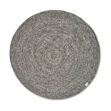 Merino wool rug round Ø240 cm - Grey - Classic Collection