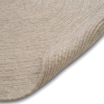 Merino wool rug round Ø240 cm - Oat - Classic Collection