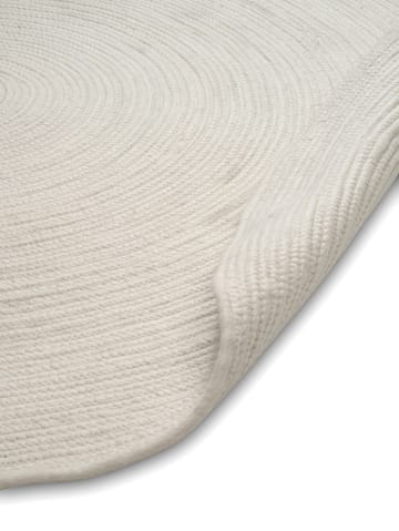 Merino wool rug round Ø240 cm - White - Classic Collection