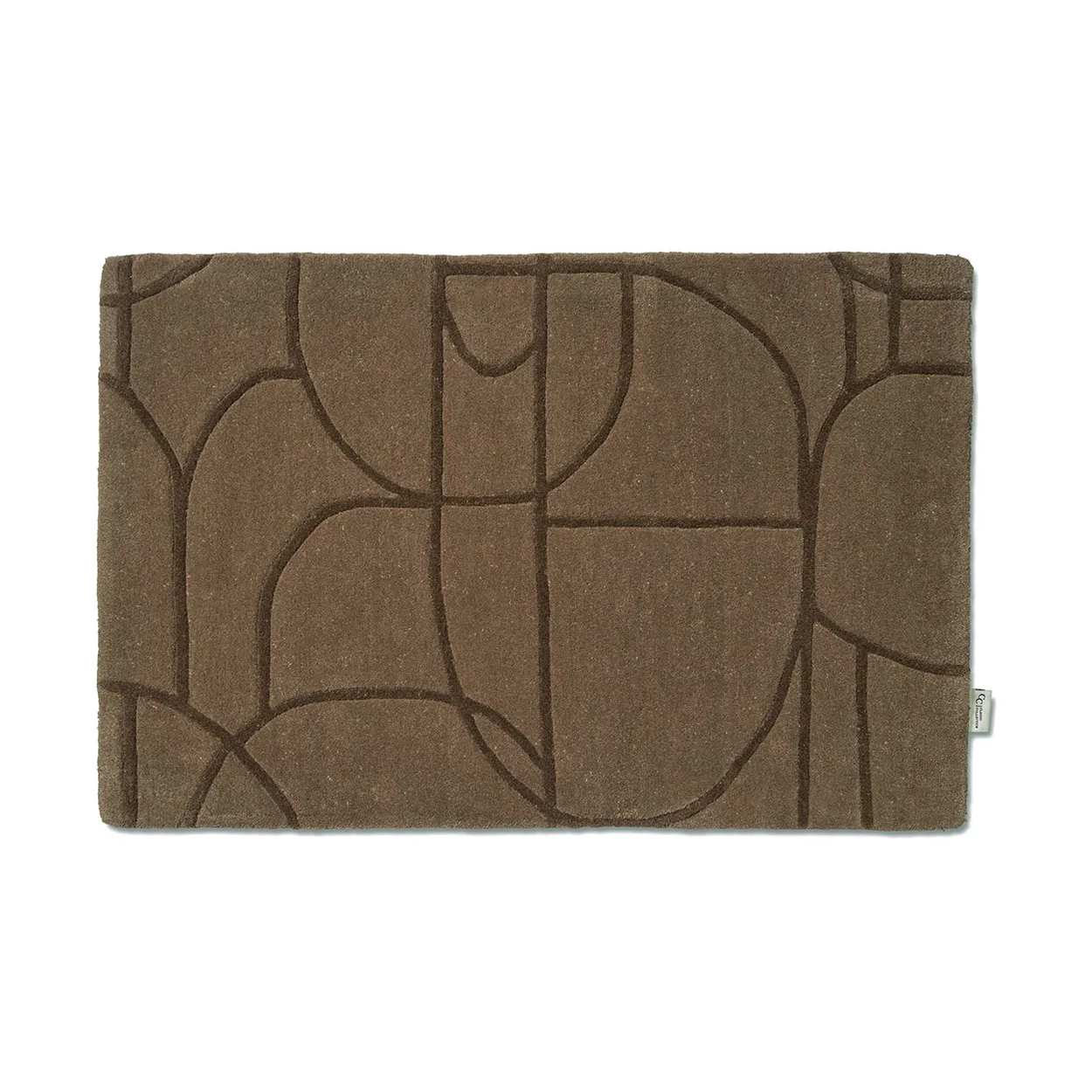 Classic Collection Modern Abstract doormat 60x90 cm Brown