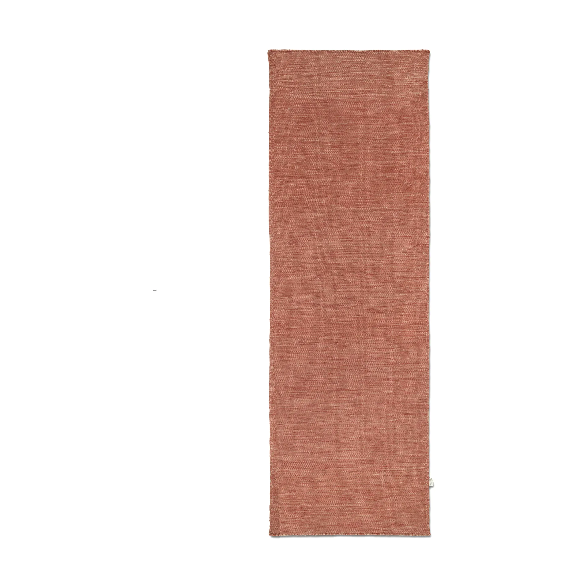 Plain runner rug, Coral, 80x250 cm Classic Collection