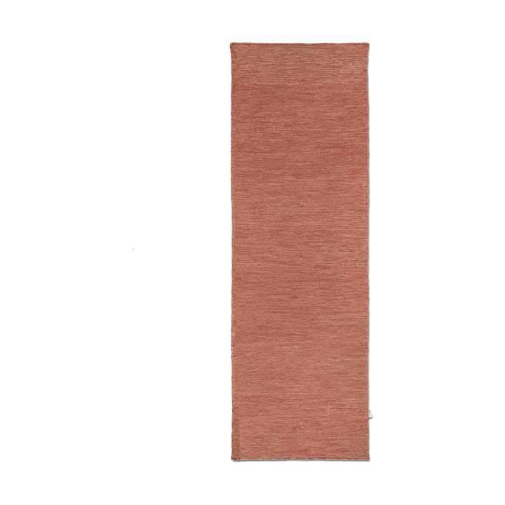 Plain runner rug - Coral, 80x250 cm - Classic Collection