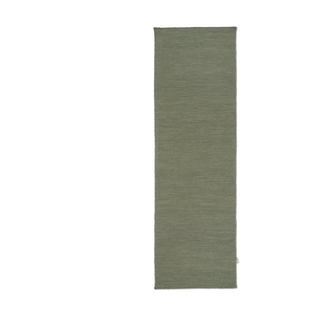 Classic Collection Plain runner rug Green, 80x250 cm