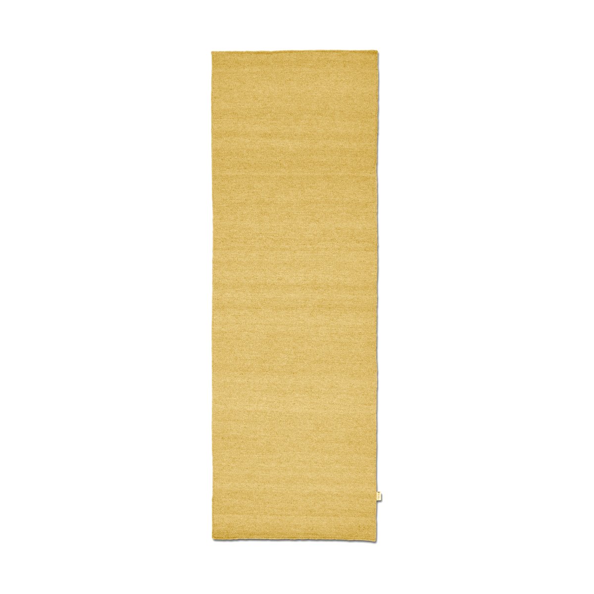 Classic Collection Plain runner rug Yellow, 80x250 cm