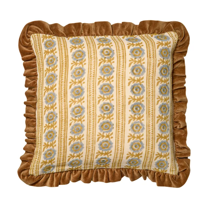 Posy cushion cover 50x50 cm - Yellow - Classic Collection