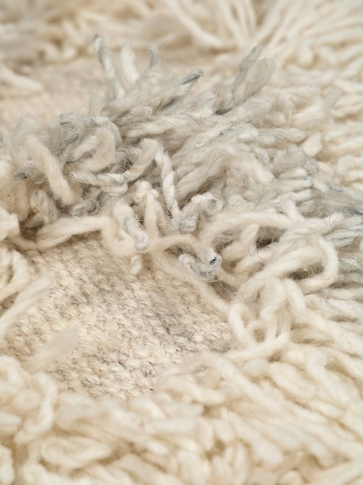 Pouf Rio 55x55 cm, Ivory-melange Classic Collection
