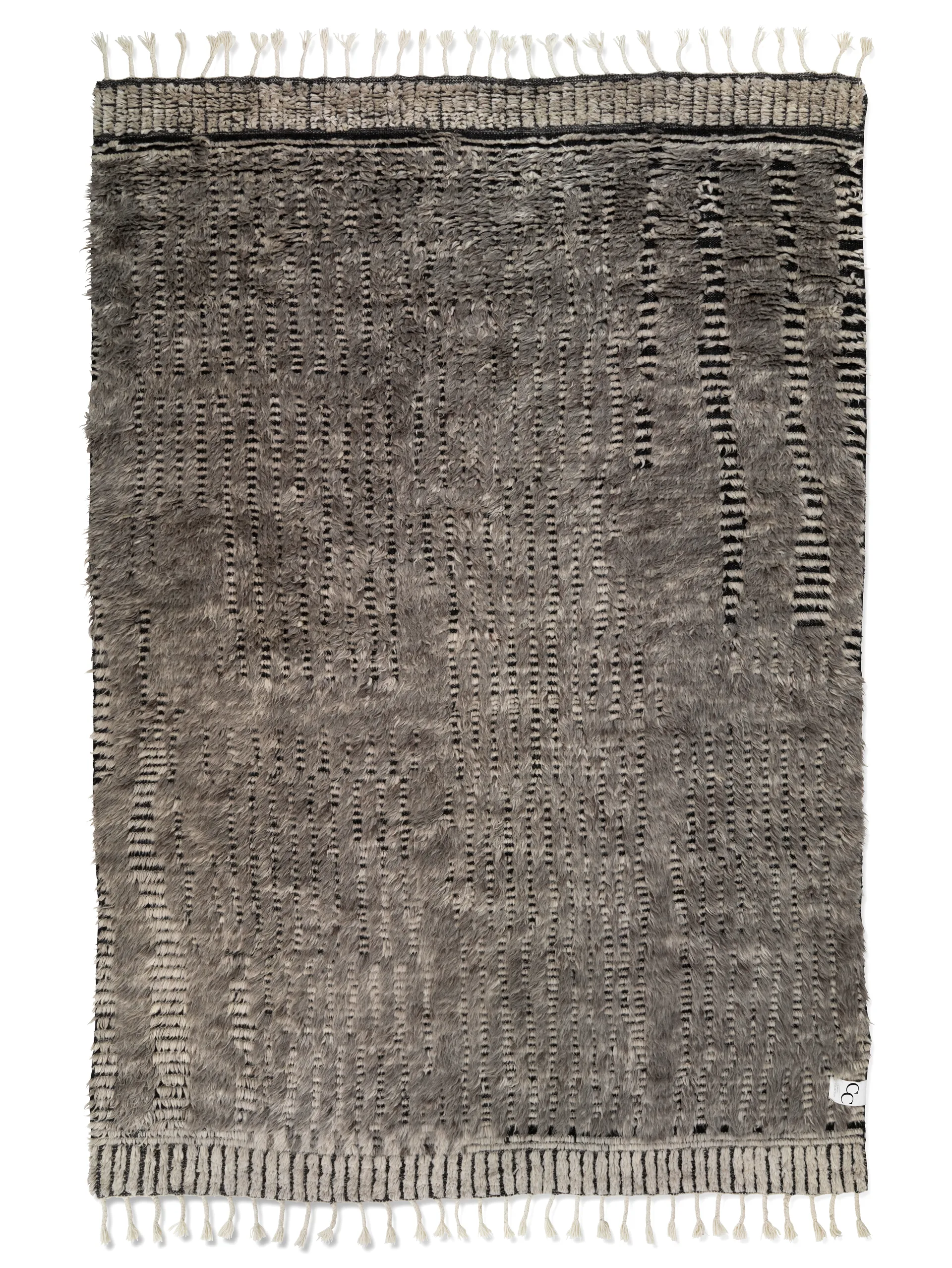 Raccoon wool carpet 250x350 cm, Natural Classic Collection