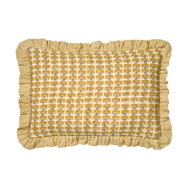 Ripple cushion cover 40x60 cm - Yellow - Classic Collection
