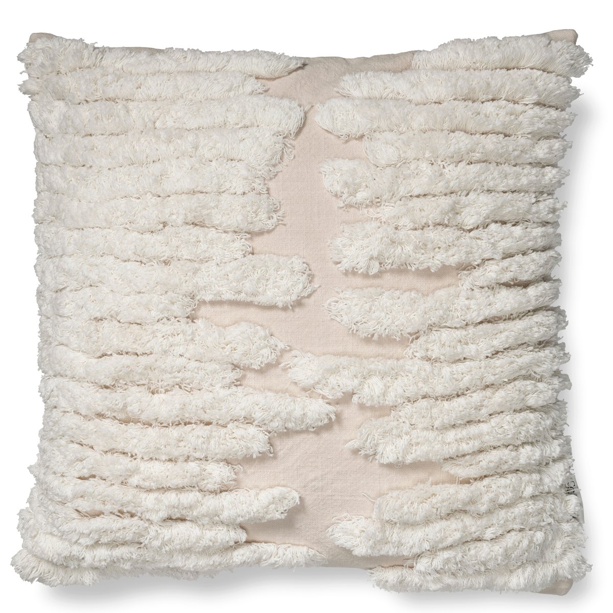 Classic Collection River pillowcase 50x50 cm Birch | Scandinavian Design | Cushion covers | White
