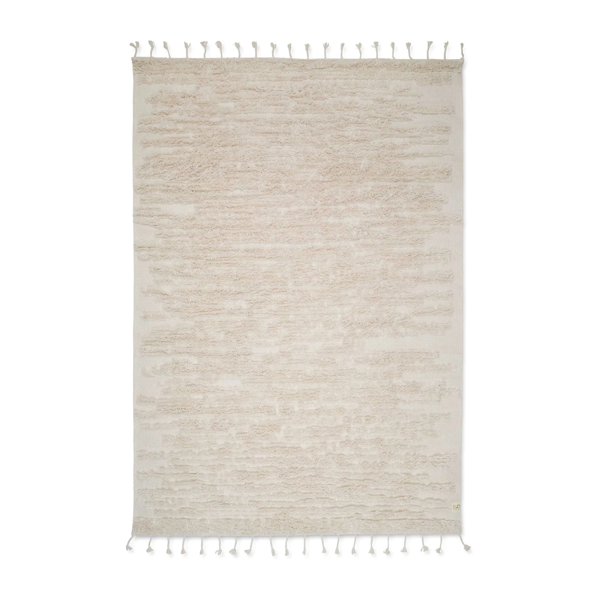 River rug 250x350 cm, White Classic Collection