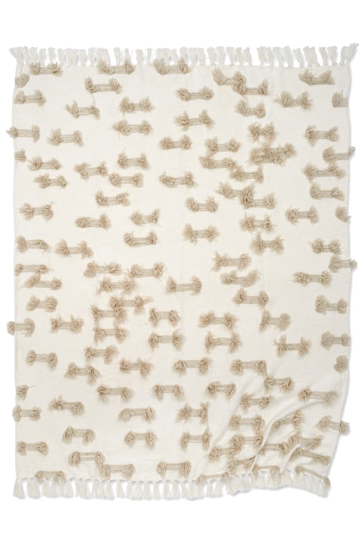 Rope cotton throw 130x170 cm, White Classic Collection