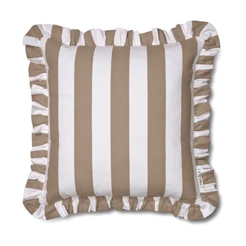 Ruffle Stripes cushion cover 50x50 cm - Beige - Classic Collection