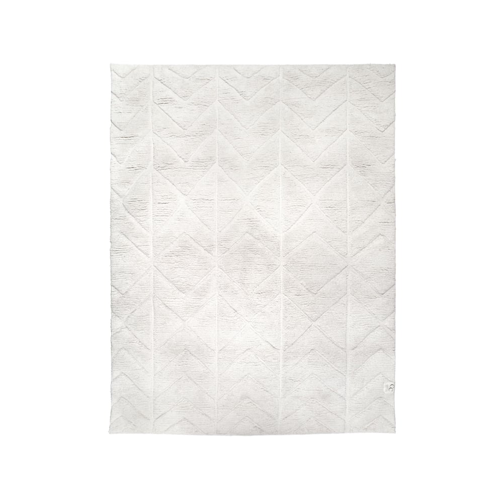 Classic Collection Soho rug Ivory, 250x350 cm | Scandinavian Design | Wool rugs | White