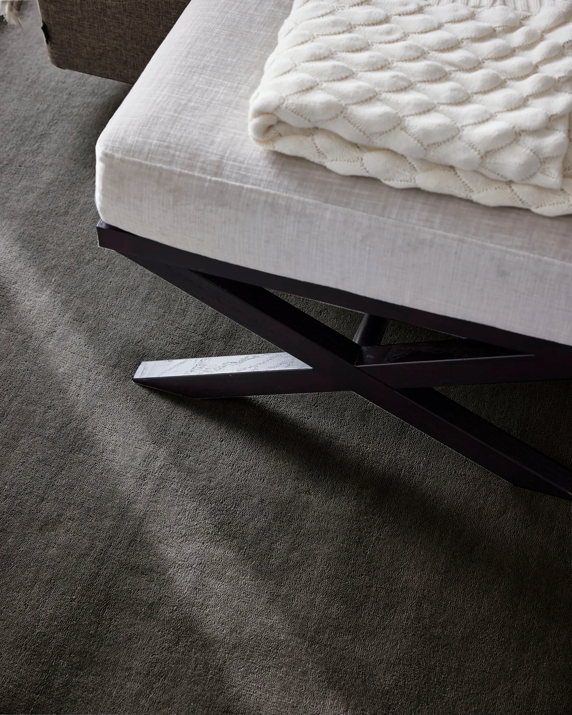 Solid rug, Charcoal, 200x300 cm Classic Collection