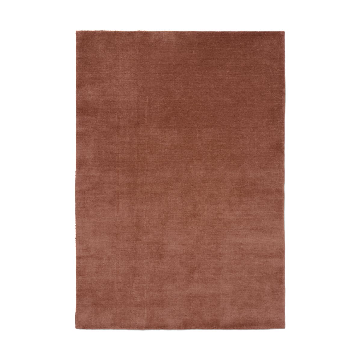 Classic Collection Solid rug Coral. 170x230 cm | Scandinavian Design | Wool rugs | Brown