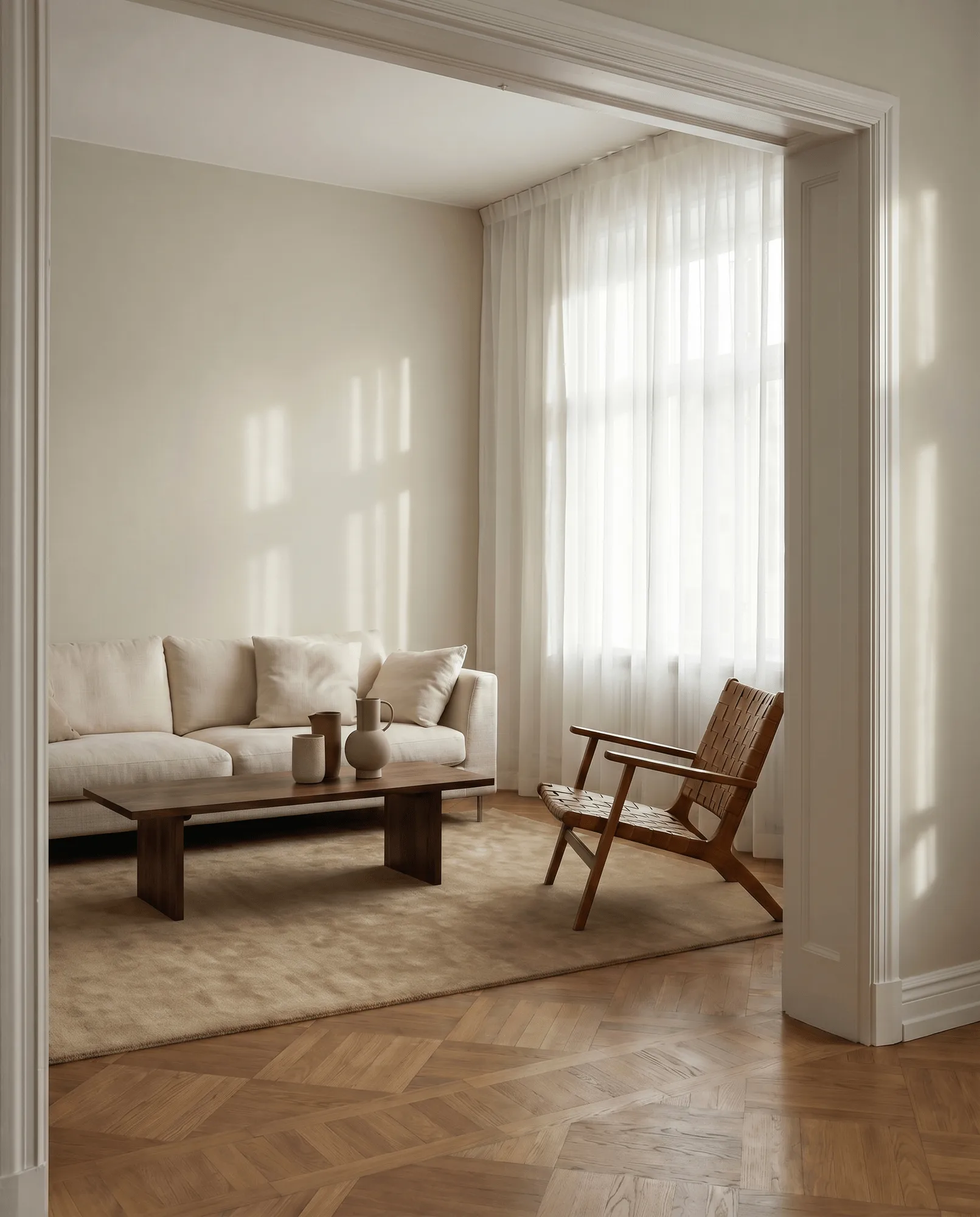 Solid rug, Wheat, 250x350 cm Classic Collection