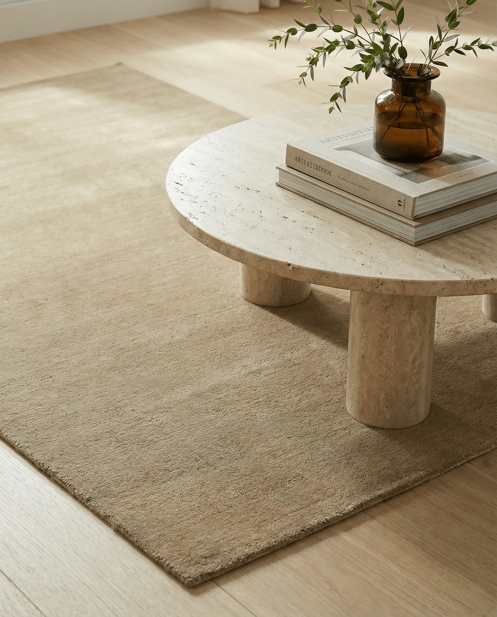 Solid rug, Wheat, 250x350 cm Classic Collection