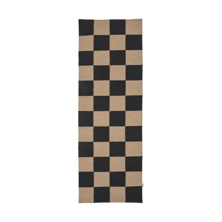 Square runner rug - Black-natural, 80x240 cm - Classic Collection