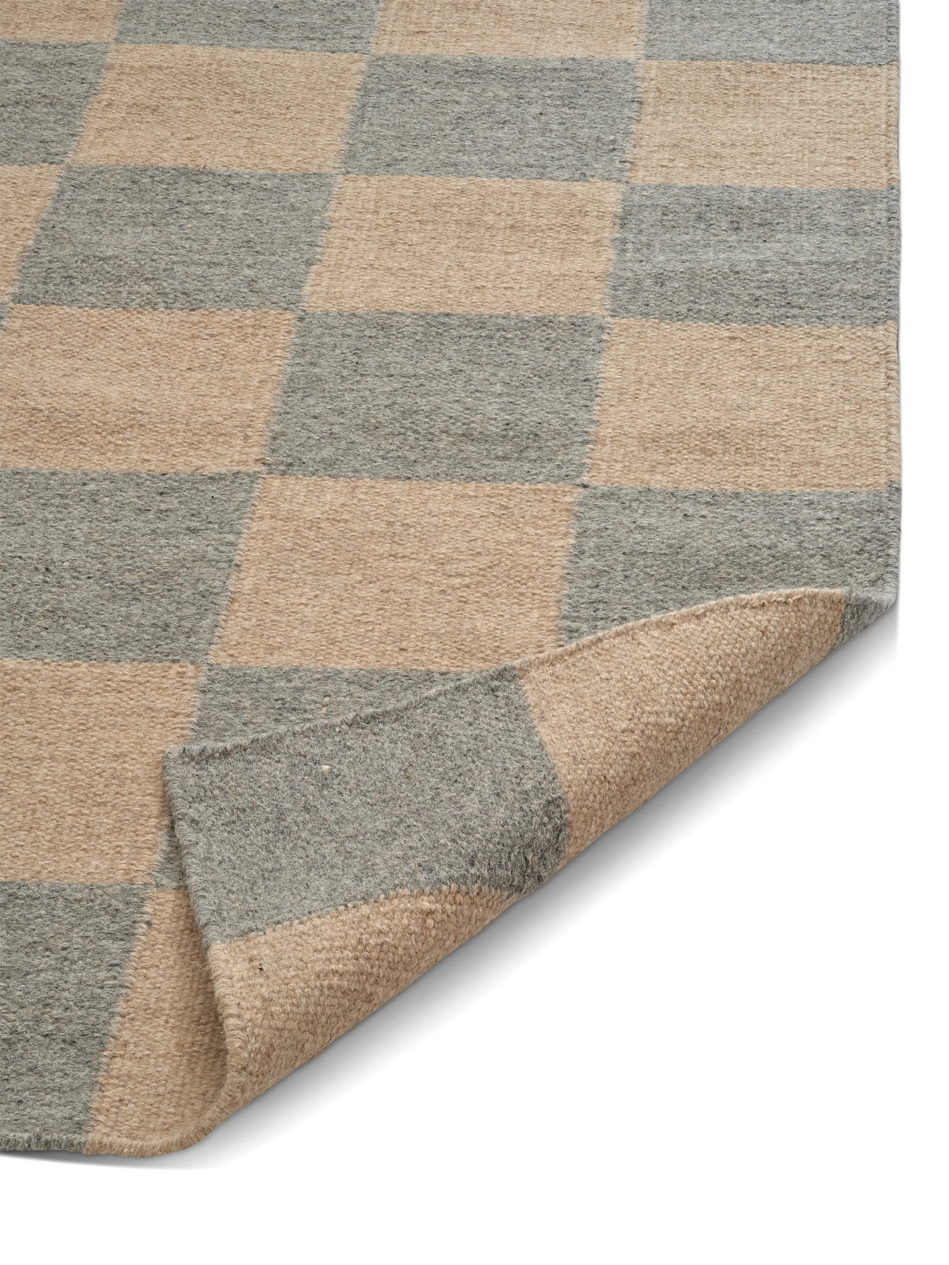 Square runner rug, Grey-natural, 80x240 cm Classic Collection