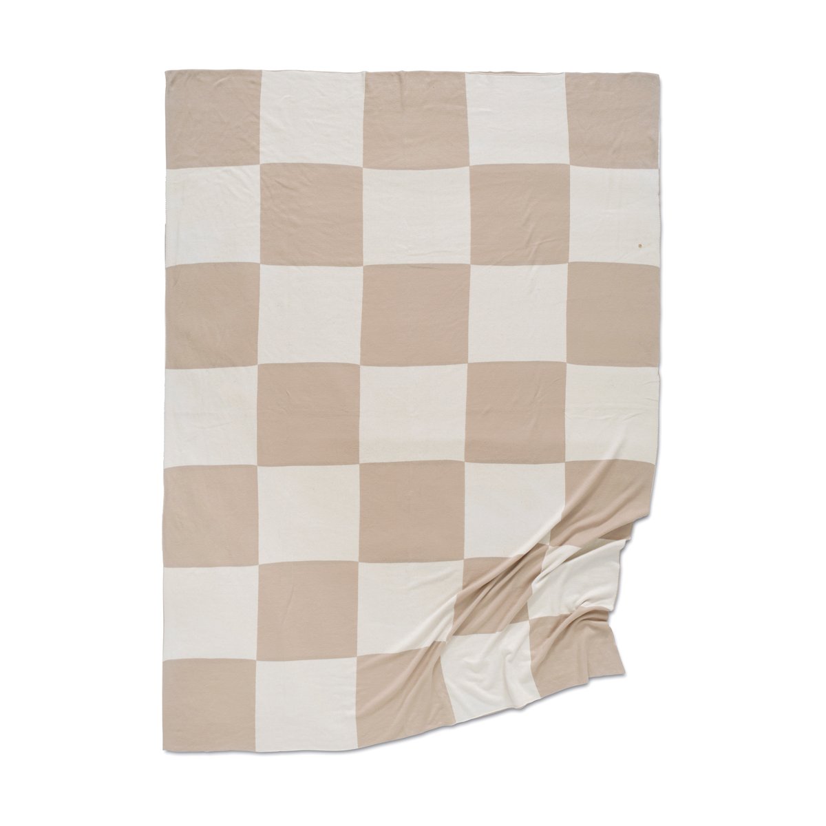 Classic Collection Square throw 130x170 cm Beige-white