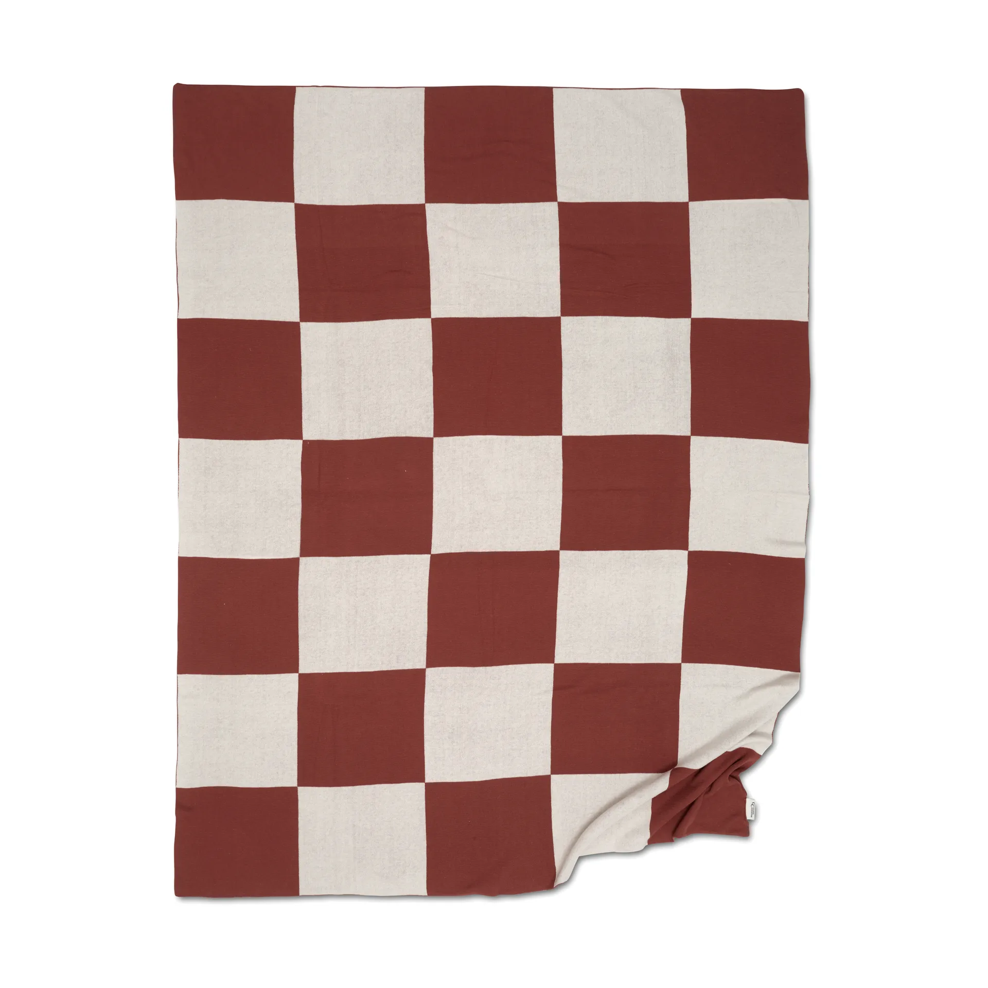 Square throw 130x170 cm, Dark Brown Classic Collection