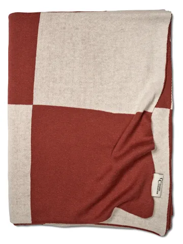 Square throw 130x170 cm - Dark Brown - Classic Collection