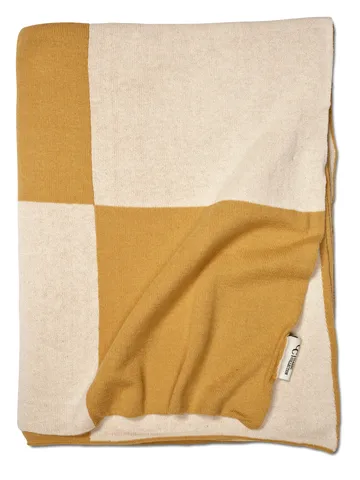 Square throw 130x170 cm - Yellow - Classic Collection