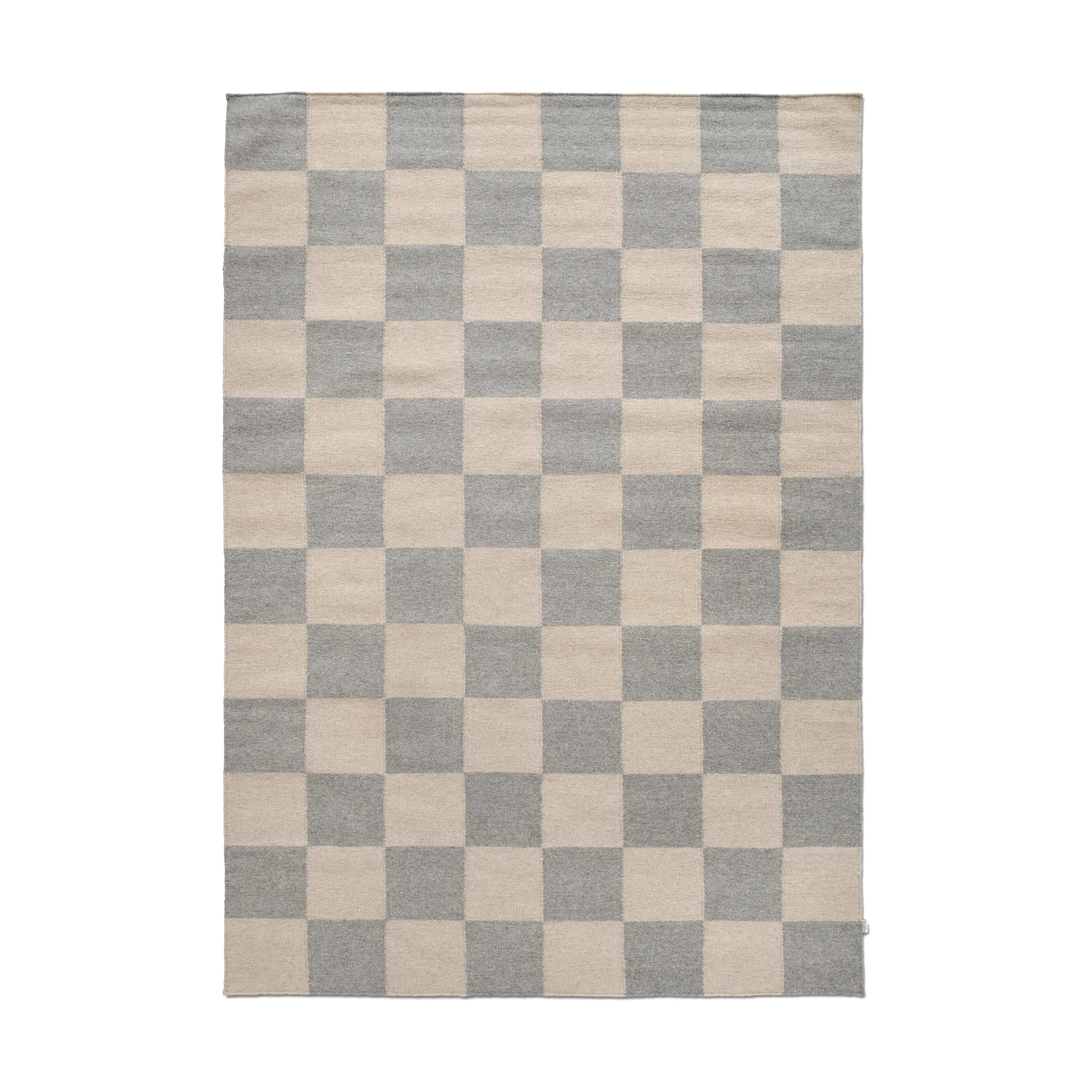 Squares rug, Grey-natural, 300x400 cm Classic Collection