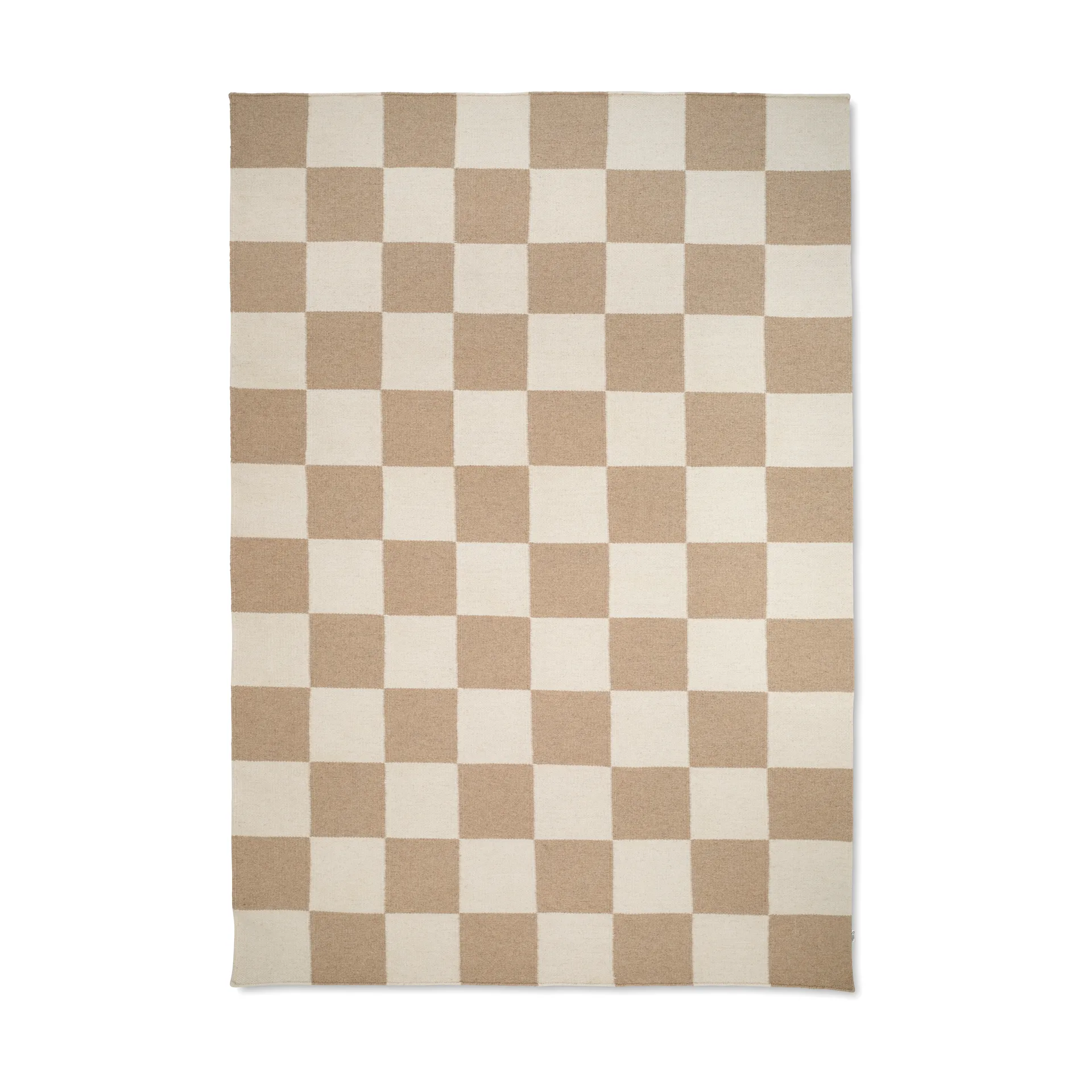 Squares rug, White-natural, 300x400 cm Classic Collection