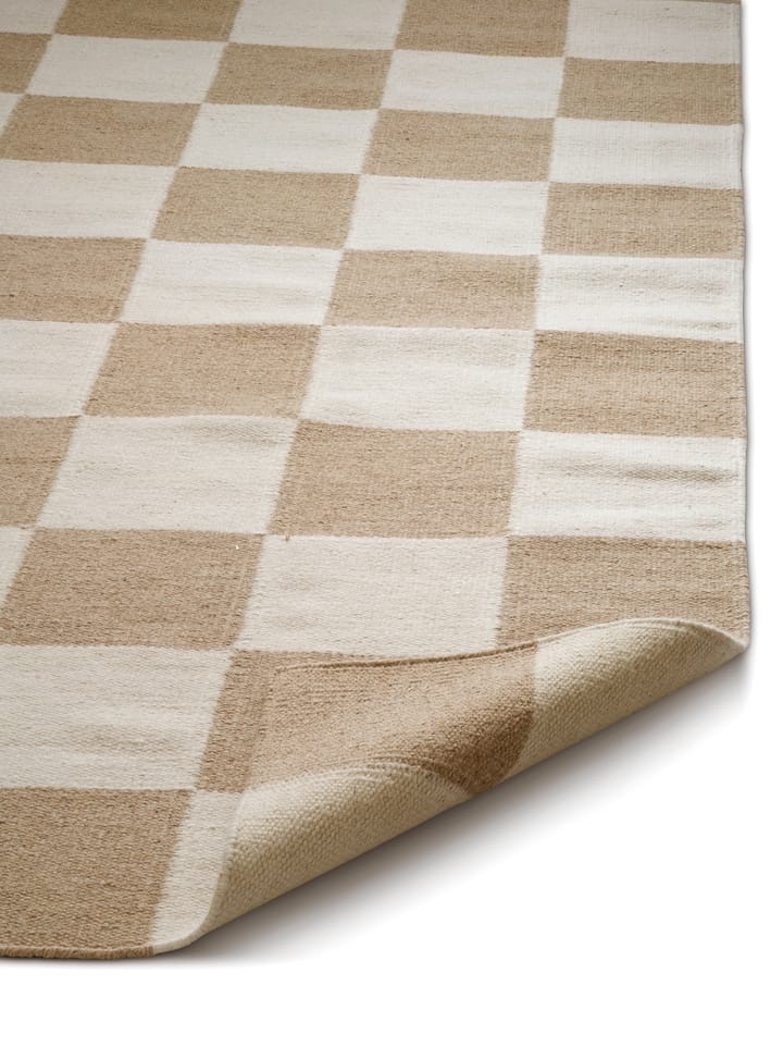 Squares rug, White-natural, 300x400 cm Classic Collection