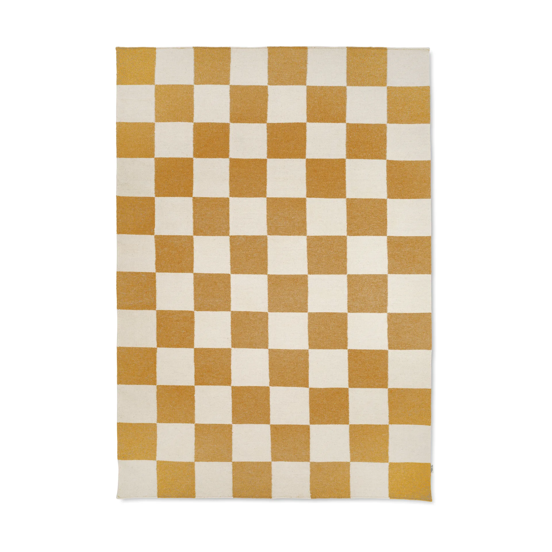 Squares rug, White-yellow, 250x350 cm Classic Collection