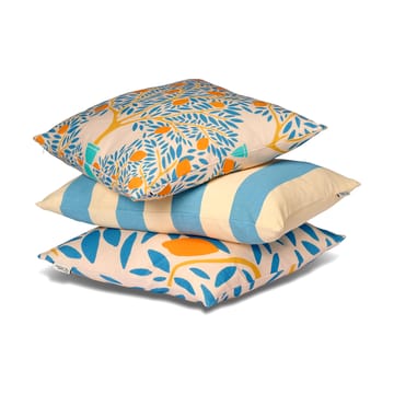 Sunny citrus cushion cover 50x50 cm - Blue - Classic Collection