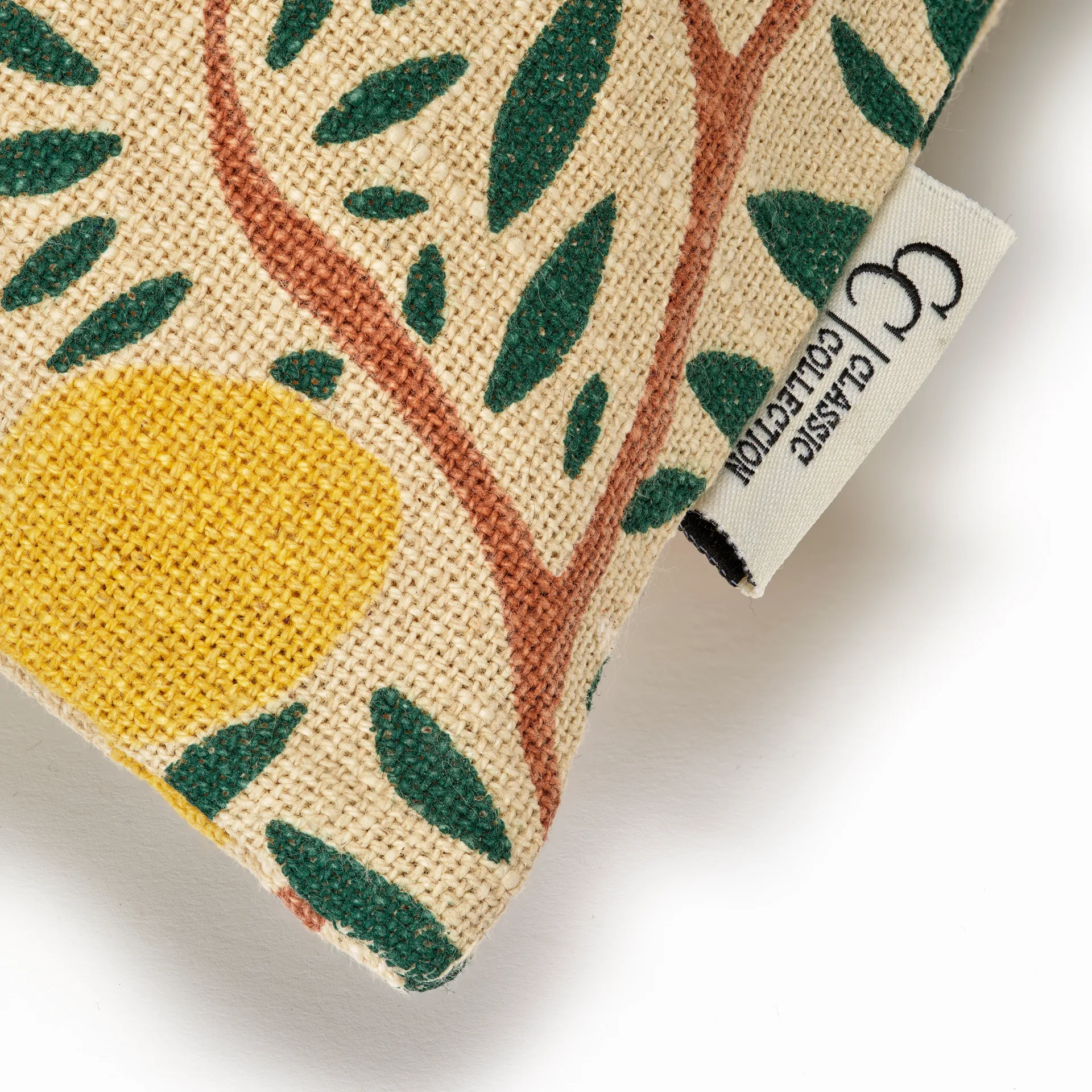 Sunny citrus cushion cover 50x50 cm, Dark green Classic Collection