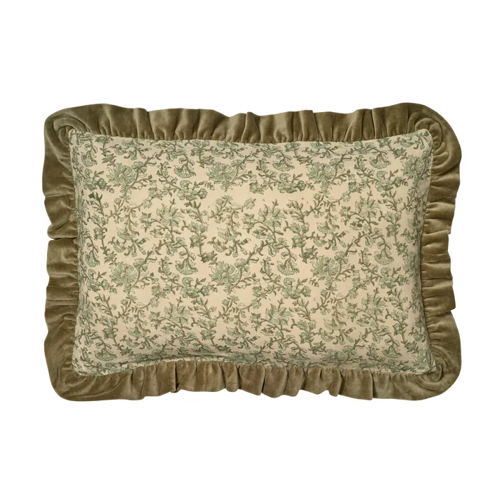 Tendril cushion cover 60x40 cm - Green - Classic Collection