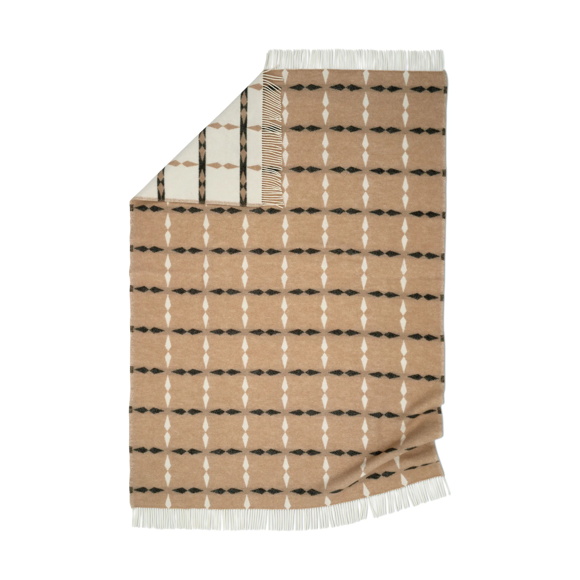 Tile throw 130x180 cm, Beige Classic Collection