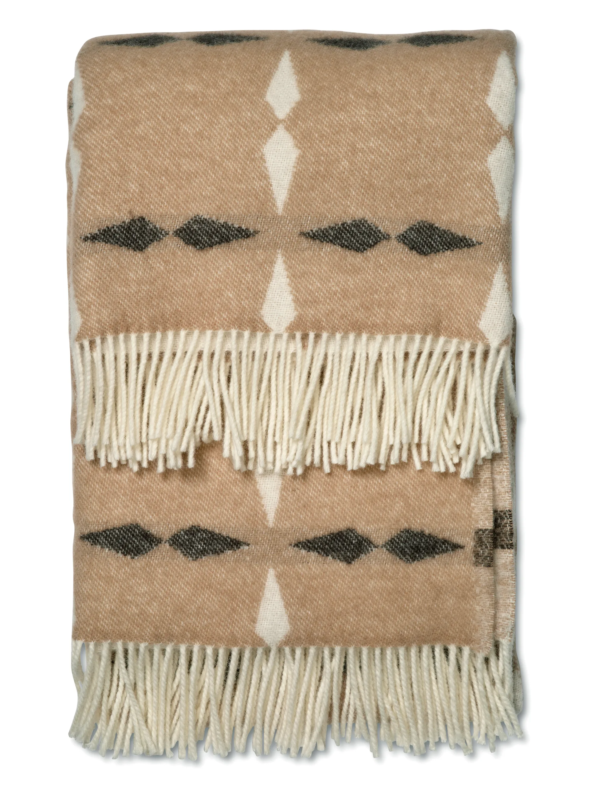 Tile throw 130x180 cm, Beige Classic Collection