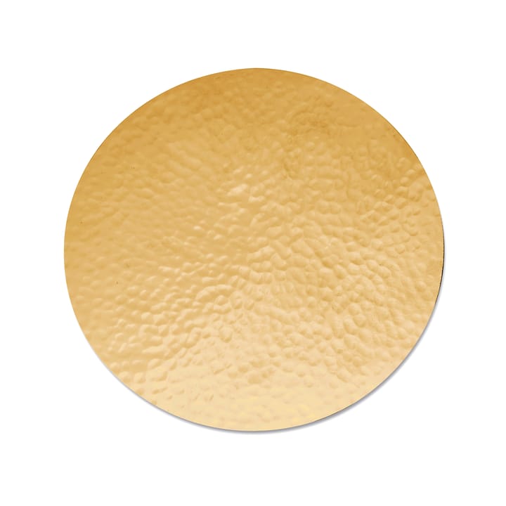 Trivet hammered Ø20 cm, brass Classic Collection