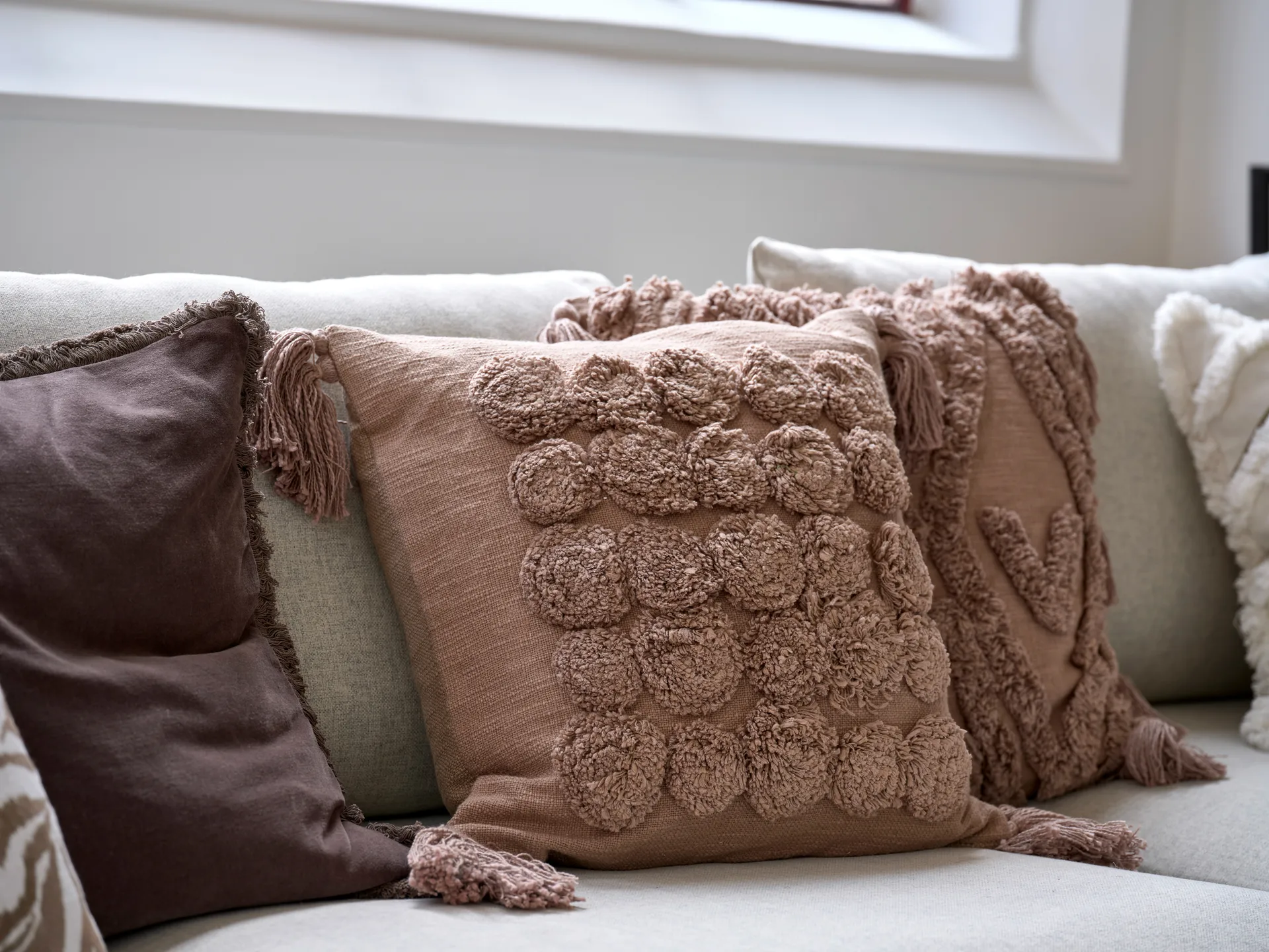 Trysil cushion cover 50x50 cm, Simply taupe Classic Collection