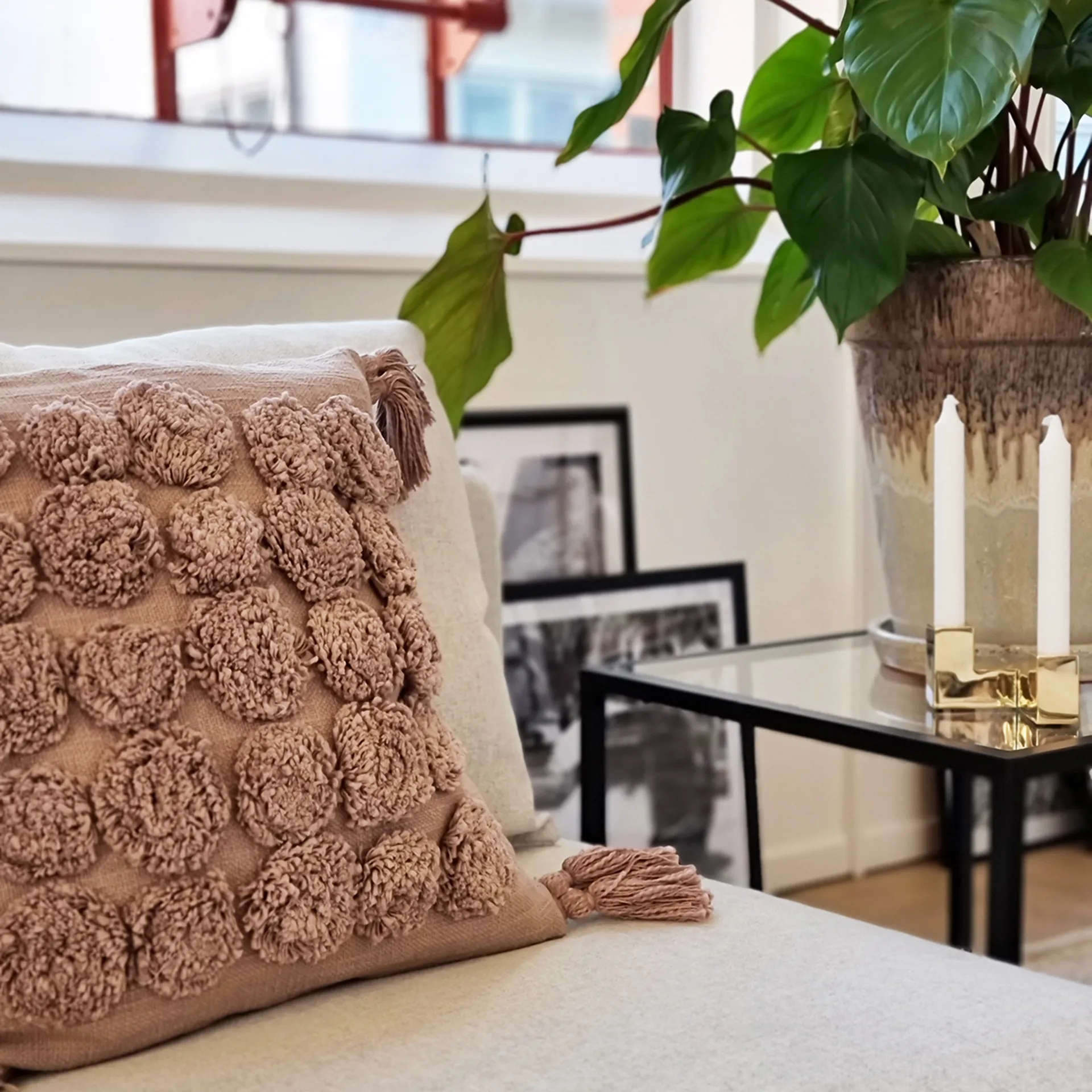 Trysil cushion cover 50x50 cm, Simply taupe Classic Collection