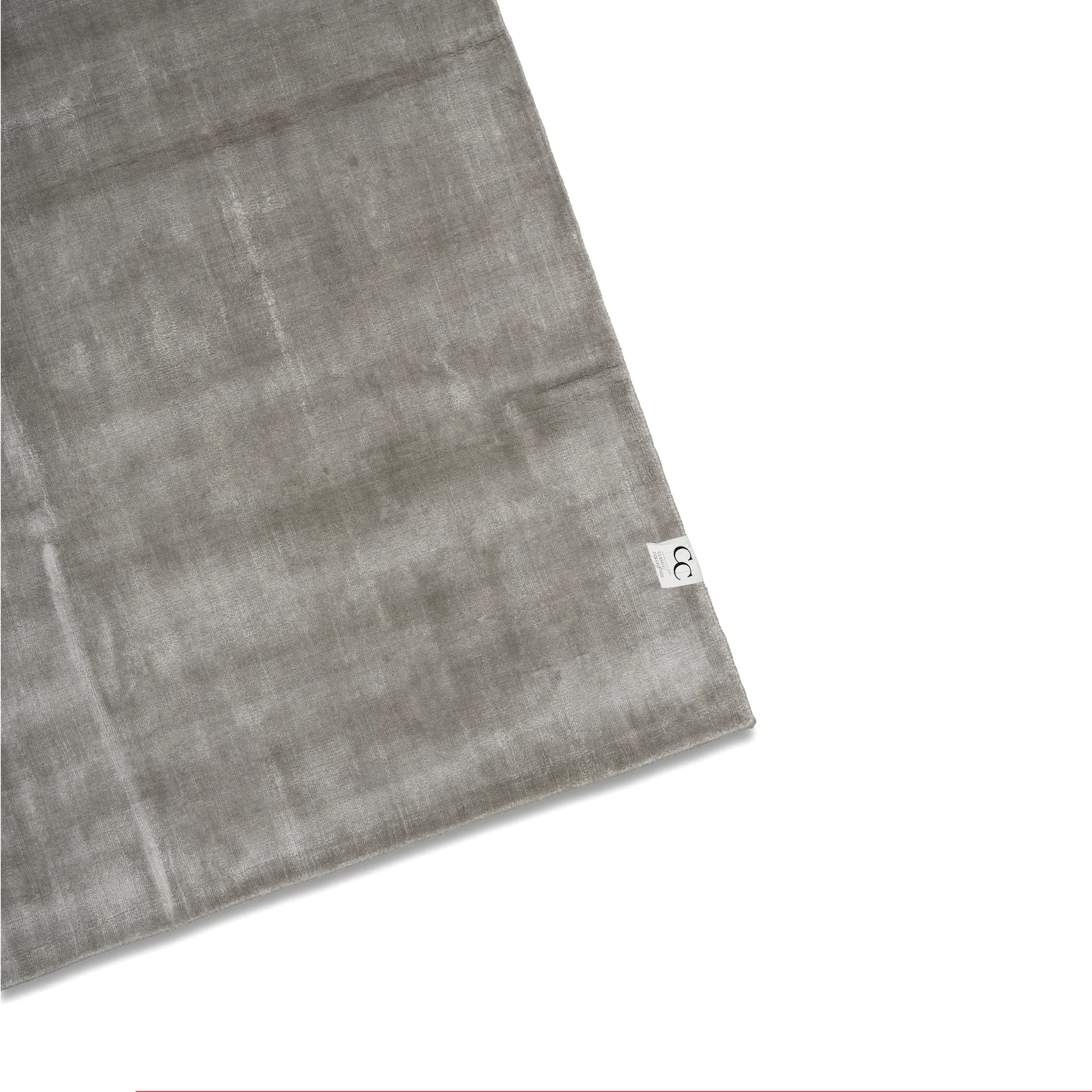 Velvet Tencel rug 170x230 cm, Silver Classic Collection