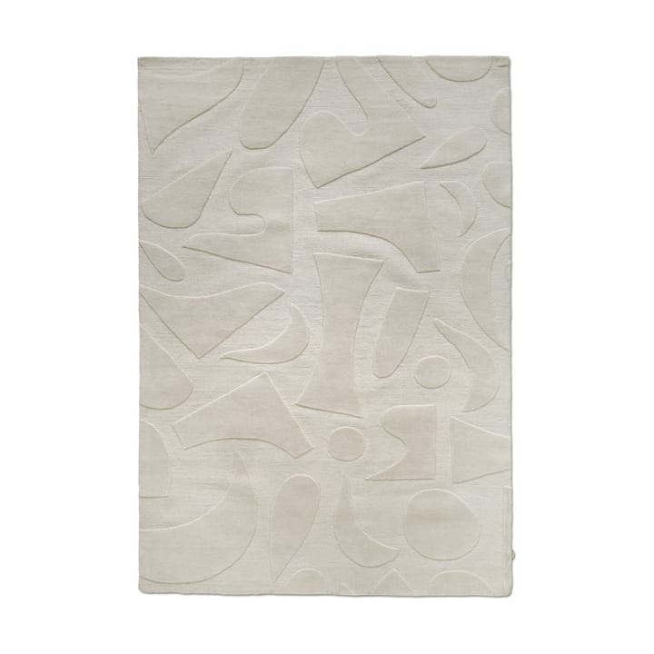 Vivid wool rug 170x230 cm - White - Classic Collection