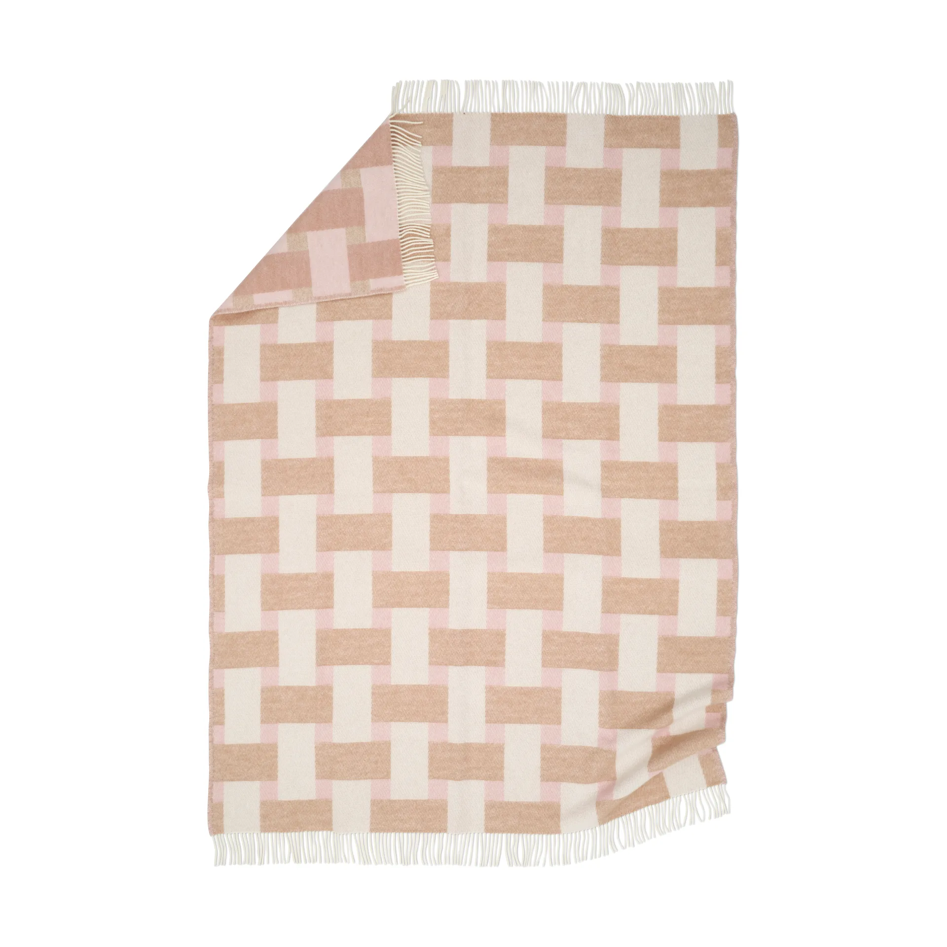 Weave throw 130x180 cm, Pink Classic Collection