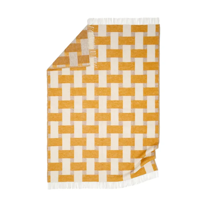 Weave throw 130x180 cm - Yellow - Classic Collection