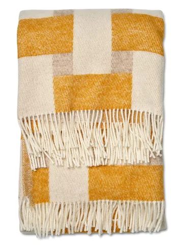 Weave throw 130x180 cm - Yellow - Classic Collection
