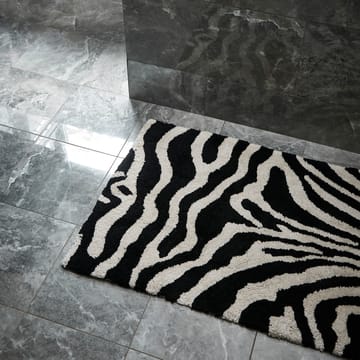 Zebra bathroom mat 60x90 cm - black and white - Classic Collection