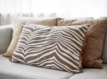 Zebra cushion 40x60 cm - simply taupe (beige) - Classic Collection