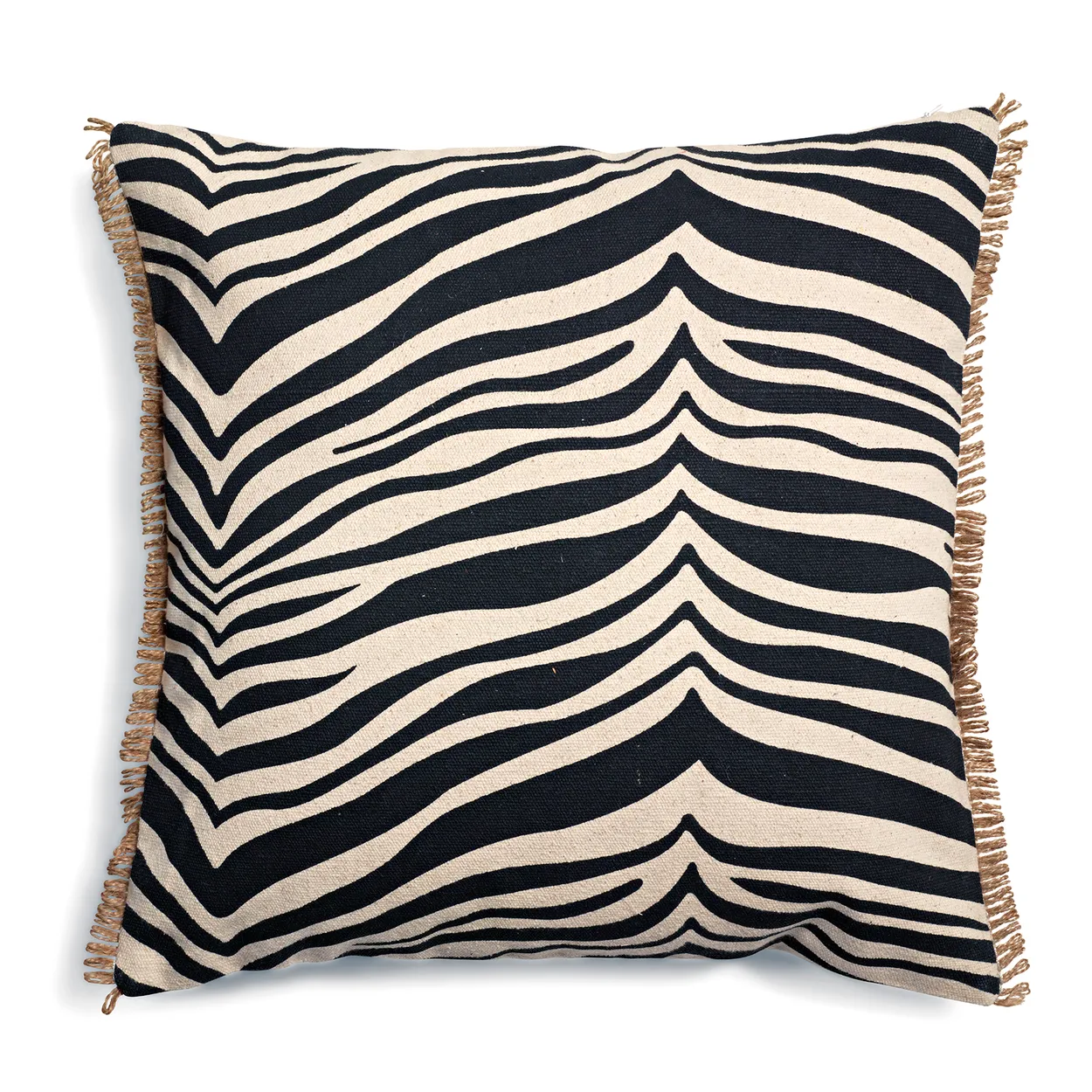 Classic Collection Zebra cushion 50x50 cm black | Scandinavian Design | Cushions | Black
