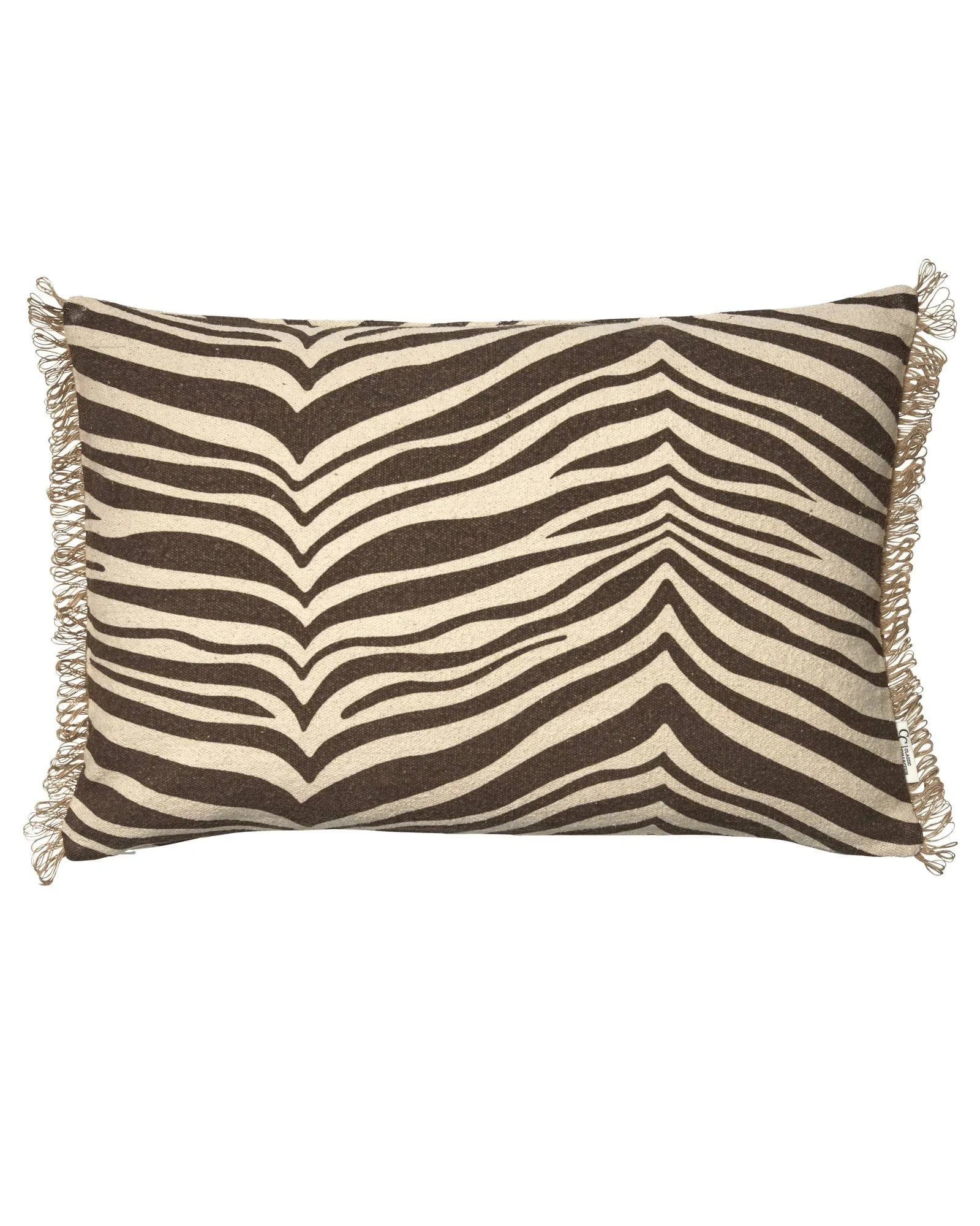 Zebra cushion, Brown-natural, 40x60 cm Classic Collection